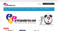 Desktop Screenshot of printgoodprice.com